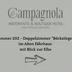 La Campagnola - Ristorante & Boutique Mit Blick Auf Elbe Ruhig Gelegen