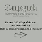Otel La Campagnola - Ristorante & Boutique Mit Blick Auf Elbe Ruhig Gelegen