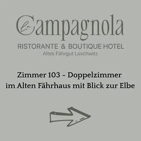 La Campagnola - Ristorante & Boutique Mit Blick Auf Elbe Ruhig Gelegen * 드레스덴