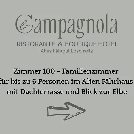 La Campagnola - Ristorante & Boutique Mit Blick Auf Elbe Ruhig Gelegen Drezno