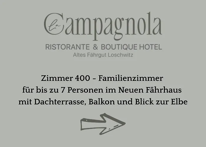 La Campagnola - Ristorante & Boutique Mit Blick Auf Elbe Ruhig Gelegen Hotel Drezno
