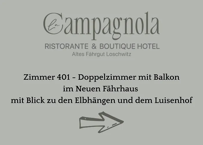Ξενοδοχείο La Campagnola - Ristorante & Boutique Mit Blick Auf Elbe Ruhig Gelegen *